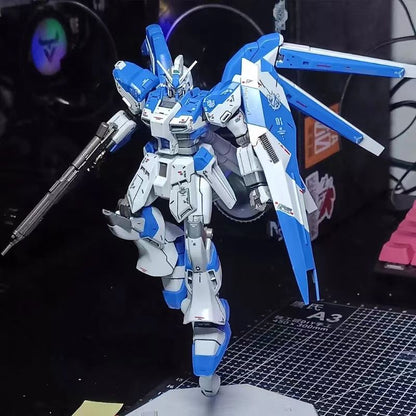 HG 1/144 RX-93-v2 Hi Nu Warrior Assemble The Model Action Figures Children'S Toy Trendy Play Desktop Decoration Gift Collectible