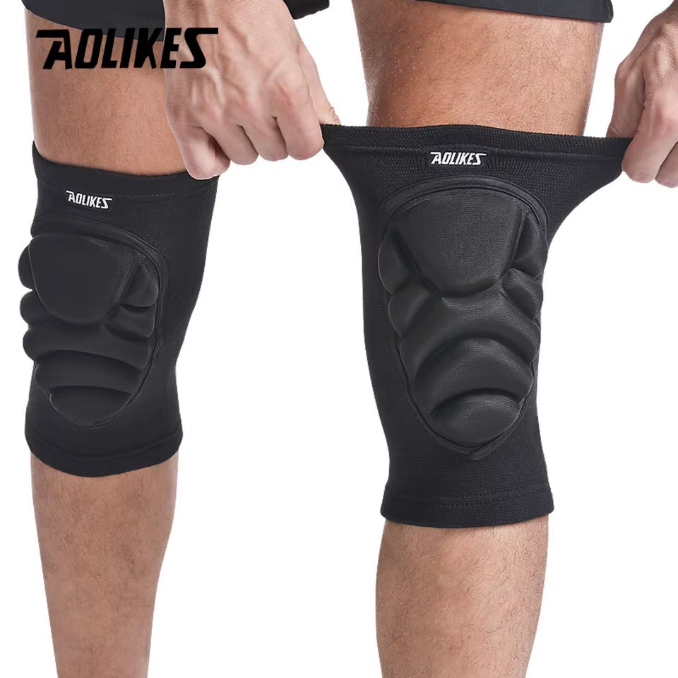 1 Pair Knee Pads, Anti-Slip Collision Avoidance Kneepads with Thick EVA Foam, for Volleyball, Football Dance Knee Sleeve