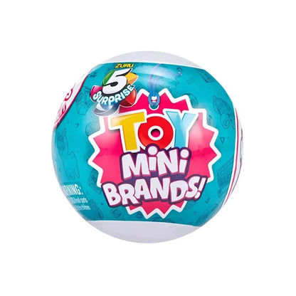 Zuru 5 Surprise Mini Brands Capsule Toys Mystery Blind Box Fashion Surprise Ball Real Miniature Doll Collectible Toys Gifts