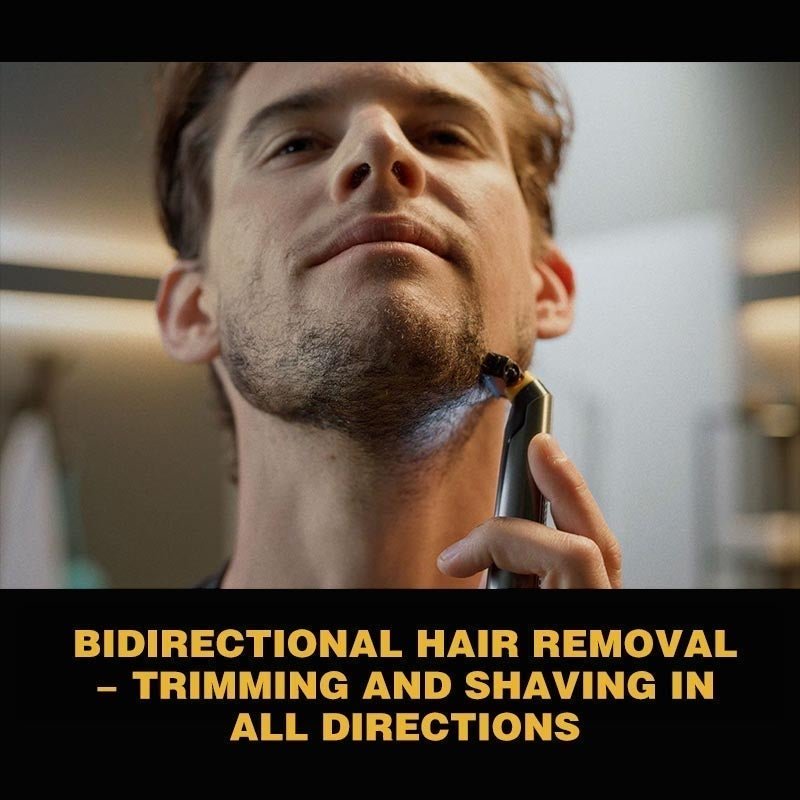 New Titanium Wireless Rechargeable Precision Shaver Multipurpose Full Body Trimmer