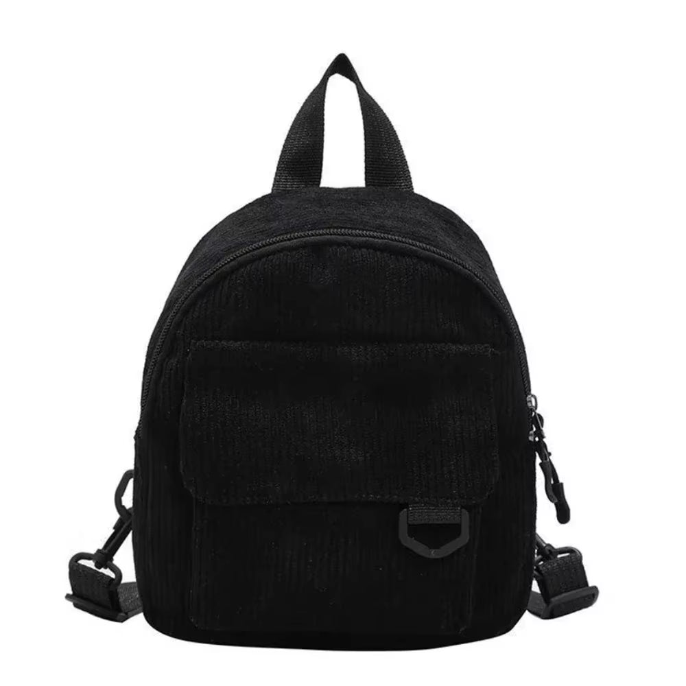 Women'S Casual Mini Solid Color Backpack, Compact, Simple, Durable, Suitable for Travel