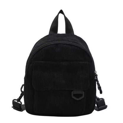 Women'S Casual Mini Solid Color Backpack, Compact, Simple, Durable, Suitable for Travel