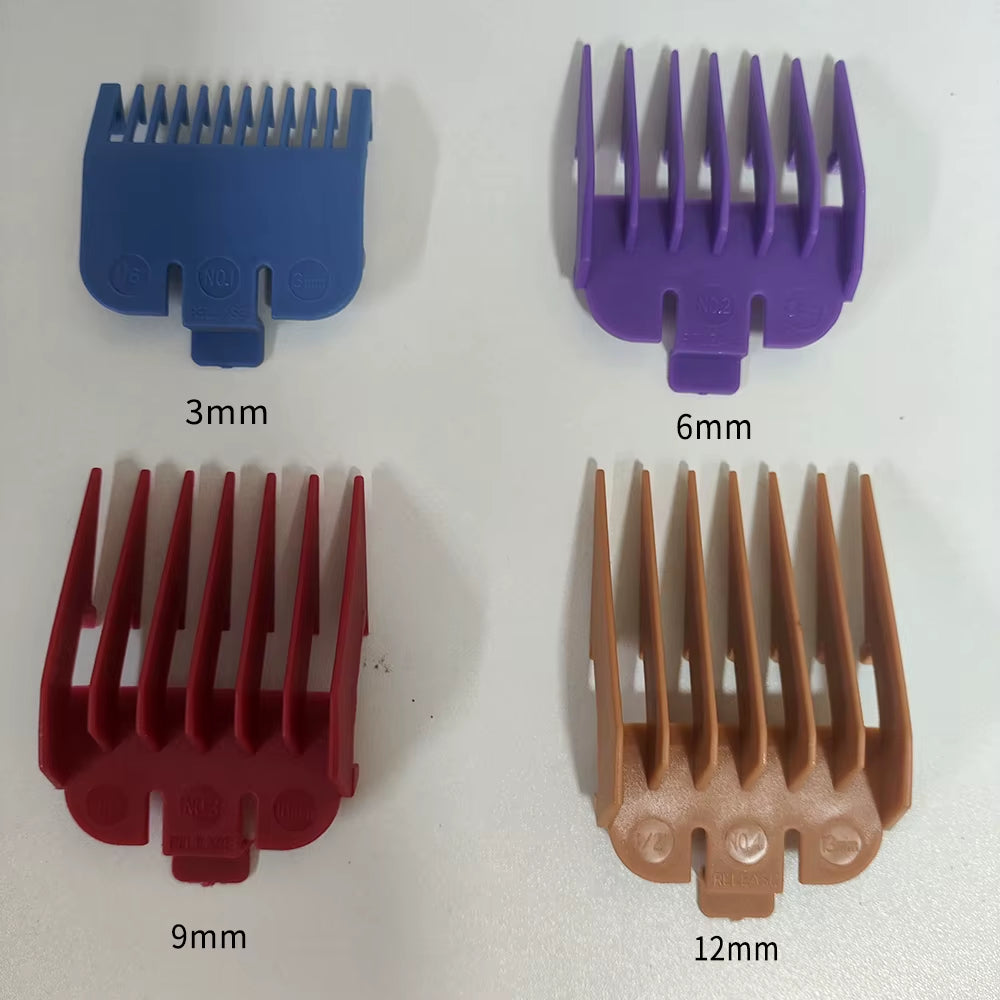 1.5/3/4.5Mm Color Limit Combs Barbershop Cutting Guide Comb Plastic Hair Clipper Guards Attachment for Universal Hair Clipper