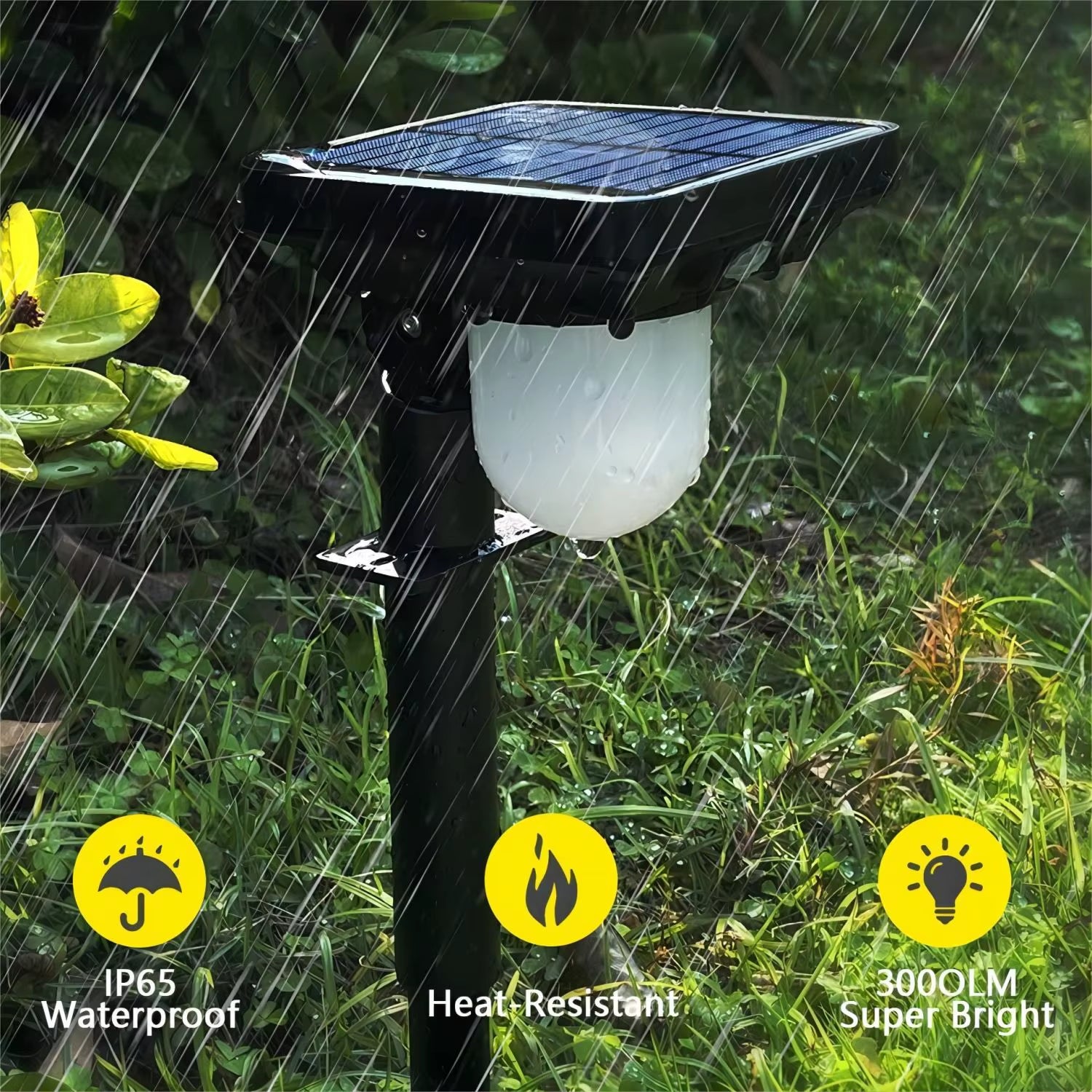 Solar Lights Outdoor Garden Solar Powered Wall Lamp Waterproof Motion Sensor Pathway Light Landscape Path Yard Backyard Lawn