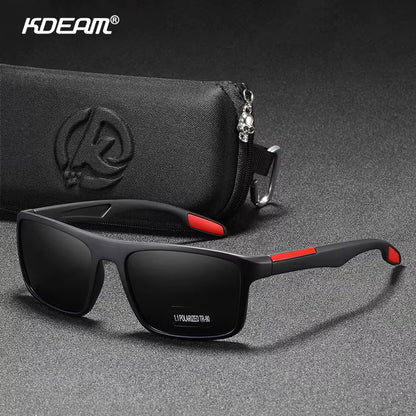 Rectangular Ultra Light Sports Sunglasses Men Polarized TAC 1.1Mm Thickness Lens Driving Sun Glasses Women Cat.3