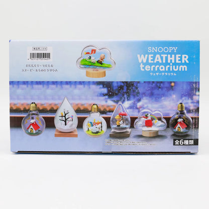 Snoopy Scene Bottle Weather Bottle Miniature Spike Andy Blind Box Toys Anime Figures Collect Ornaments