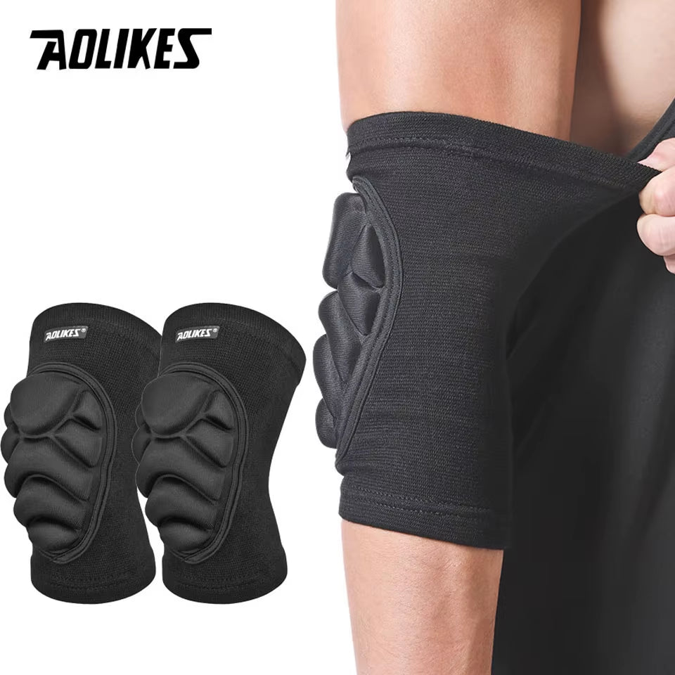 1 Pair Foam Elbow Pads Anti-Collision Sports Roller Skating Anti-Fall Volleyball Riding Street Dance Elbow Protector
