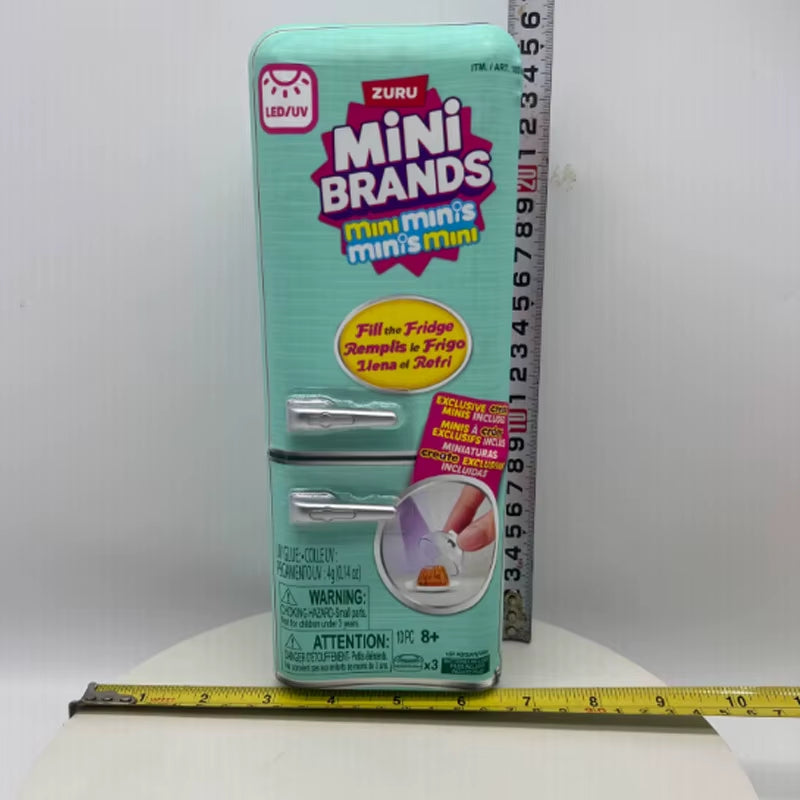 Mini Fridge Surprise Ball Mini Brands Miniature Figure Delicious Food Mystery Blind Box Toy Collectible Ornaments Kids Gifts