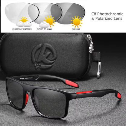Rectangular Ultra Light Sports Sunglasses Men Polarized TAC 1.1Mm Thickness Lens Driving Sun Glasses Women Cat.3