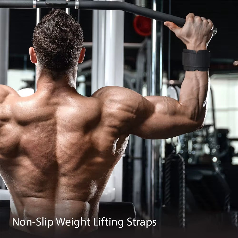 1 Pair Weight Lifting Straps with Wrist Support, Wrist Straps for Weightlifting, New Workout Wrist Wraps for Deadlifting in Gym