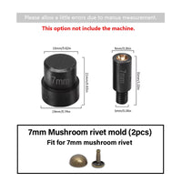 7Mm Mushroom Mold2Pc