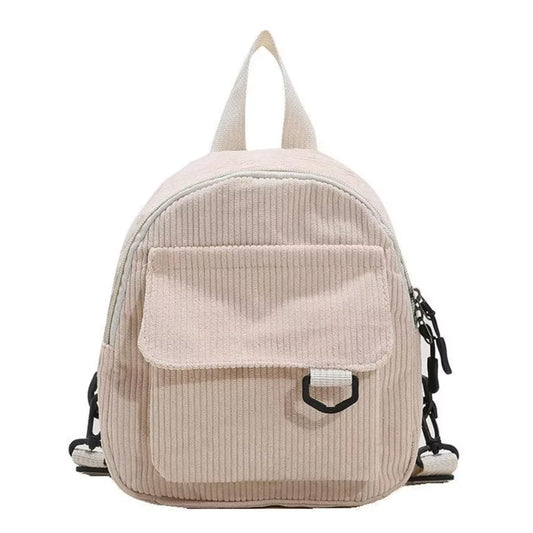Women'S Casual Mini Solid Color Backpack, Compact, Simple, Durable, Suitable for Travel
