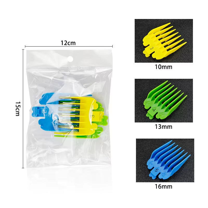 1.5/3/4.5Mm Color Limit Combs Barbershop Cutting Guide Comb Plastic Hair Clipper Guards Attachment for Universal Hair Clipper