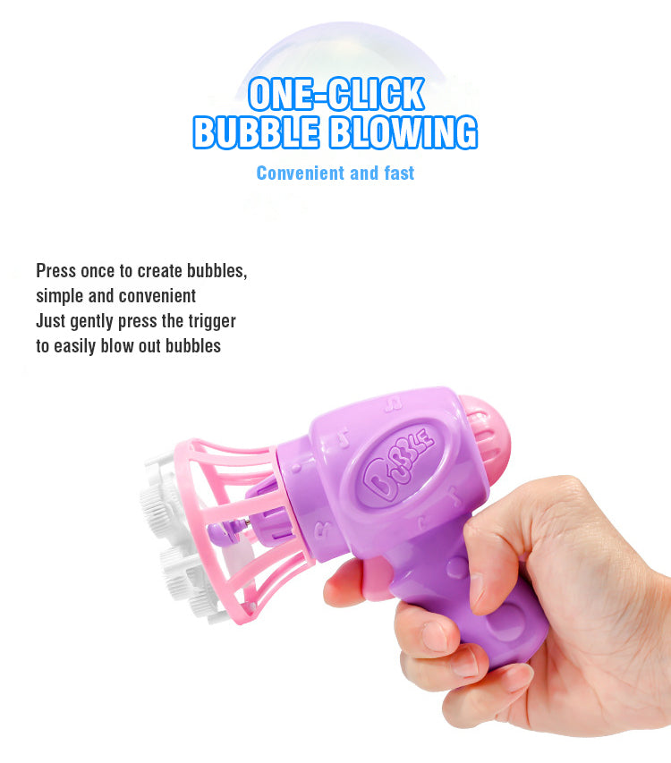 Bubble Gun Creative Bubble Guns Toys Soap Bubbles Machine Blower Maker Toy Outdoor Party Games Toys for Kids Boys Girls Children