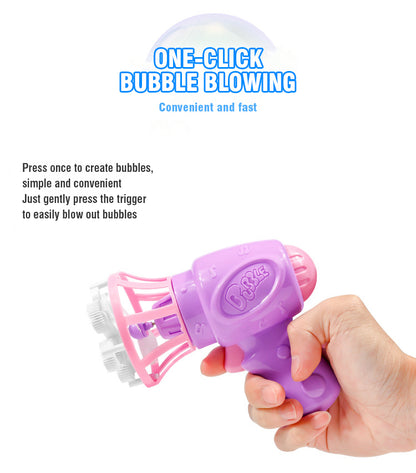 Bubble Gun Creative Bubble Guns Toys Soap Bubbles Machine Blower Maker Toy Outdoor Party Games Toys for Kids Boys Girls Children