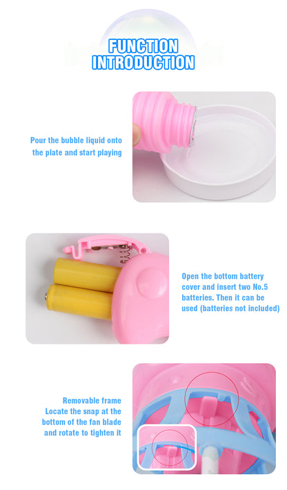 Bubble Gun Creative Bubble Guns Toys Soap Bubbles Machine Blower Maker Toy Outdoor Party Games Toys for Kids Boys Girls Children