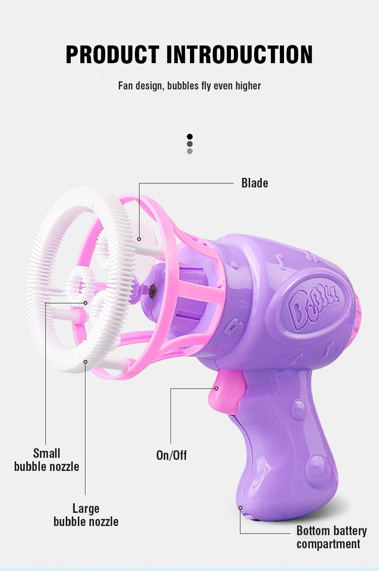 Bubble Gun Creative Bubble Guns Toys Soap Bubbles Machine Blower Maker Toy Outdoor Party Games Toys for Kids Boys Girls Children