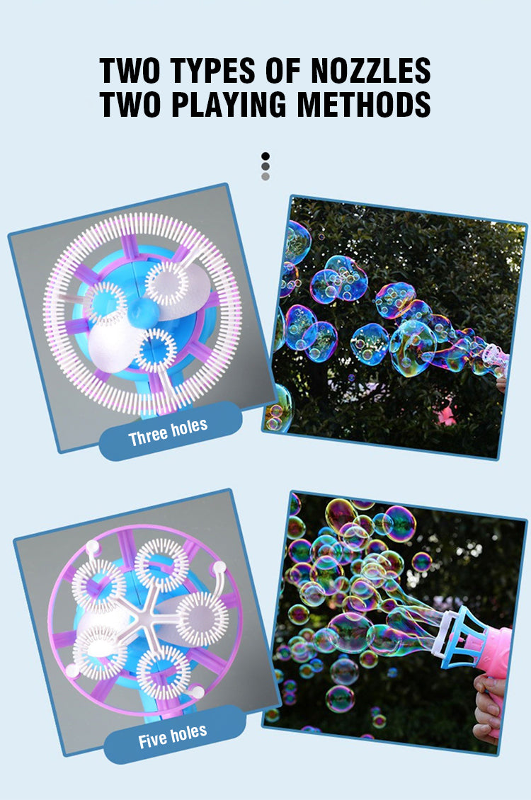 Bubble Gun Creative Bubble Guns Toys Soap Bubbles Machine Blower Maker Toy Outdoor Party Games Toys for Kids Boys Girls Children