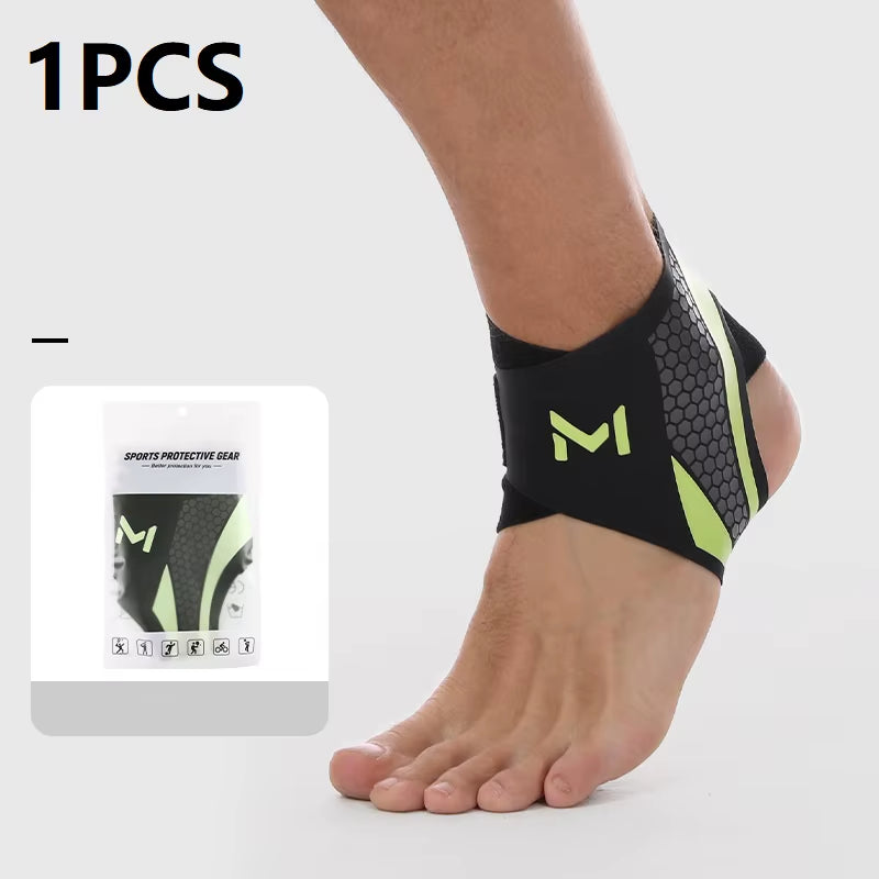 1-2PCS Bandage Ankle Protector Foot Support for Pain Plantar Fasciitis Night Splint Ankle Protector Soccer Compression Anklet