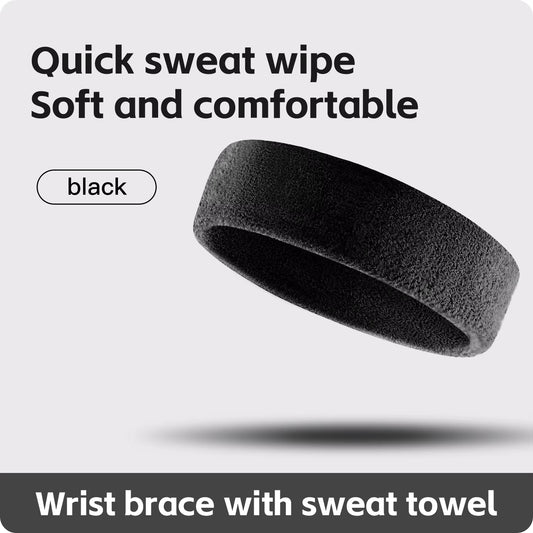1 PC Towel Cloth Headband Sweat Bandage Sport Head Hair Band Workout Tennis Fitness Jog Basketball Running Sweatband Women Men