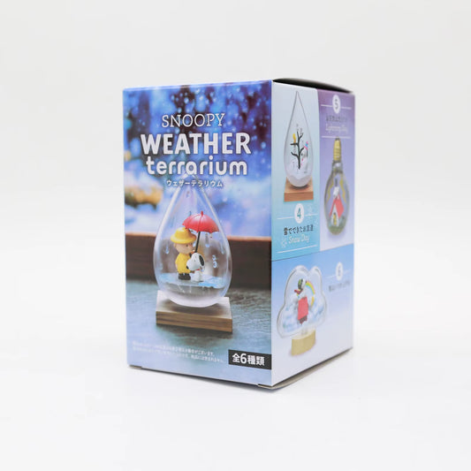 Snoopy Scene Bottle Weather Bottle Miniature Spike Andy Blind Box Toys Anime Figures Collect Ornaments