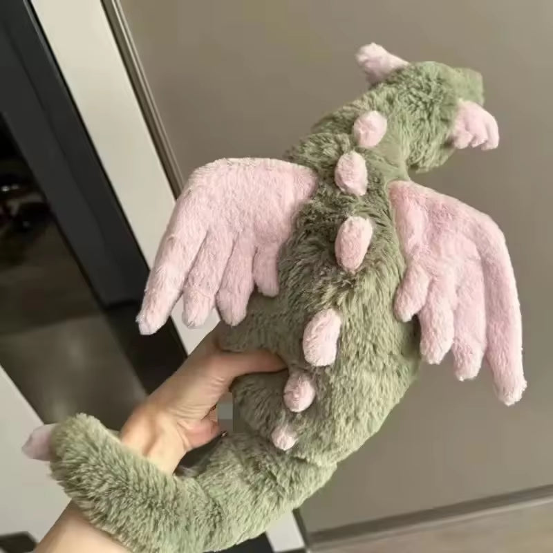 Original  Cat 60Cm Matcha Cherry Dragon Baby Doll Bedroom Pillow Cat and Dog Play with Plush Toys Pet Holiday Gift