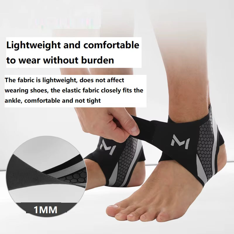 1-2PCS Bandage Ankle Protector Foot Support for Pain Plantar Fasciitis Night Splint Ankle Protector Soccer Compression Anklet