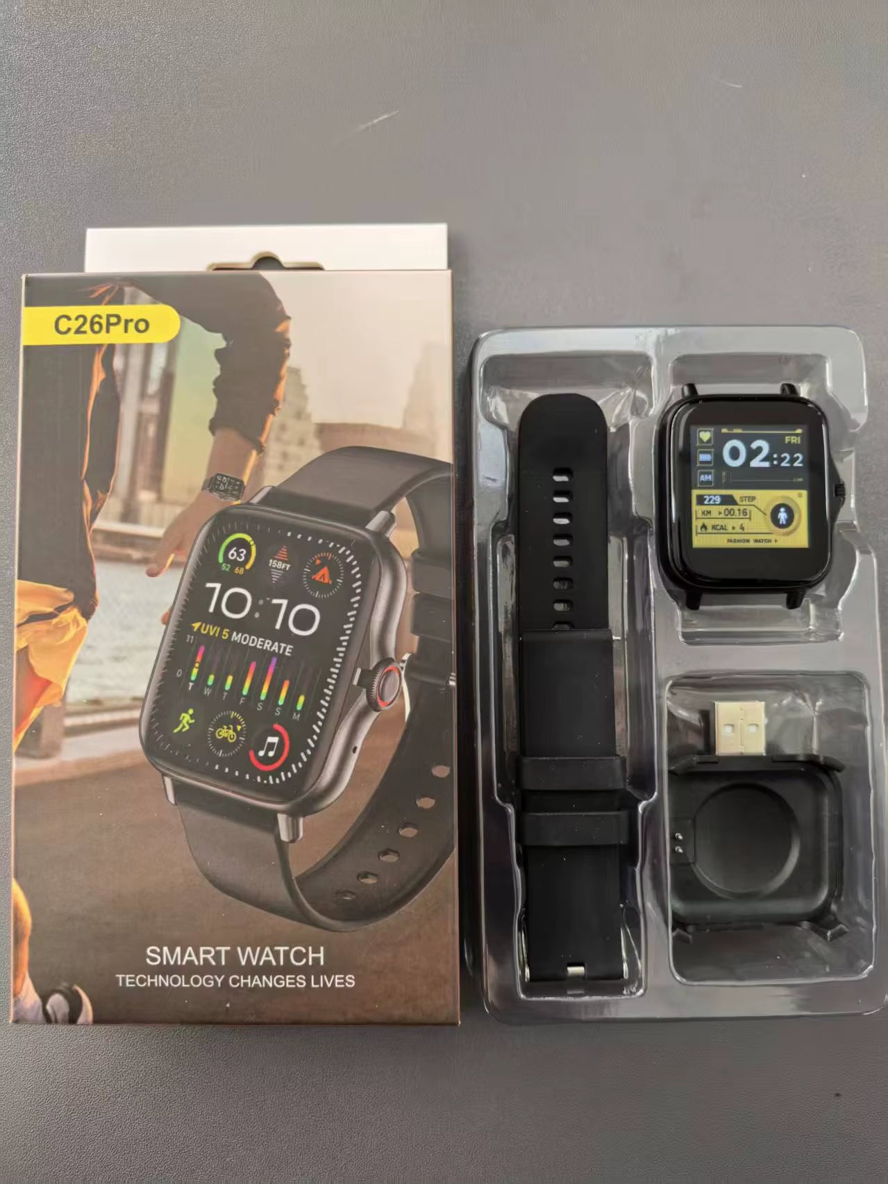 Smart Watch Android Phone 1.44''Inch Color Screen Bluetooth Call Blood Oxygen/Pressure Monitoring Smart Watch Women Men