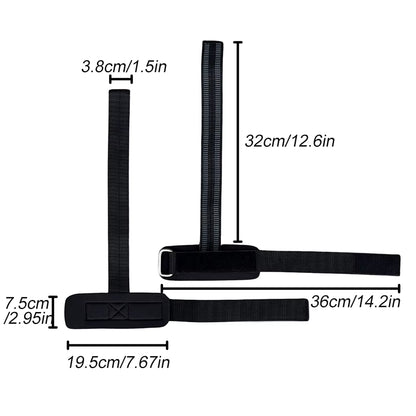 1 Pair Weight Lifting Straps with Wrist Support, Wrist Straps for Weightlifting, New Workout Wrist Wraps for Deadlifting in Gym