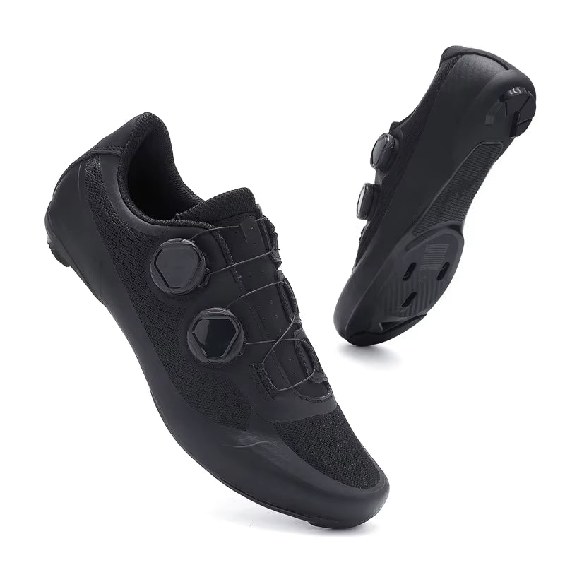 Speed Cycling Sneaker Men'S Road Cycling Shoes Cleat Shoes Spd Shoes Cycling Flat Pedal Shoes Man Bike Outdoor Footwear White