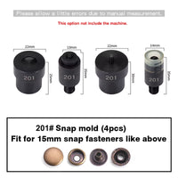 201 Snap Mold (4Pcs)