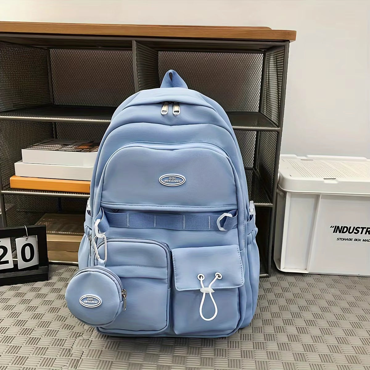 Simple Large Capacity Sports Travel Backpack Junior High School Leisure Backpack Tutorial Bag