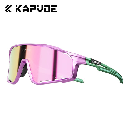 Kapvoe Cycling Glasses MTB Riding Running Sunglasses UV400 Skiing Fishing Climbing Goggles Man Woman Bike Bicycle Eyewear