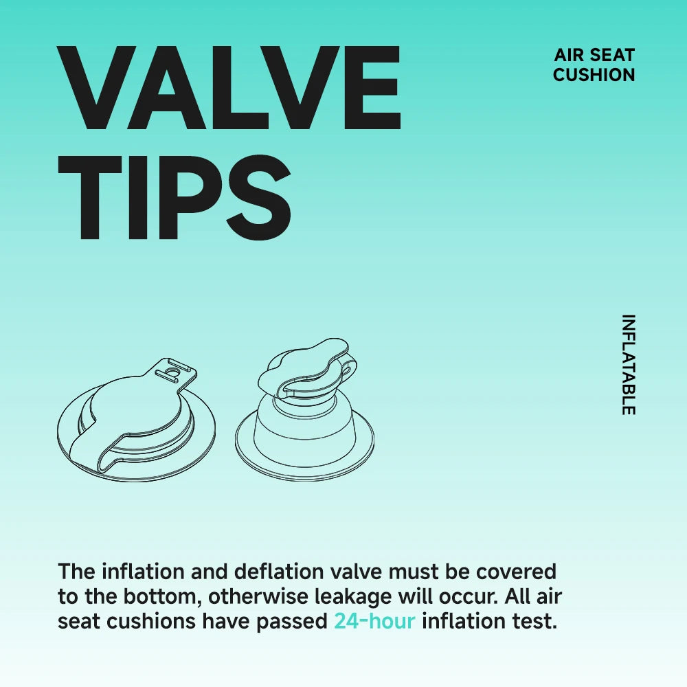 1pc 3D Ergonomic Chair Cushion For Long Sitting, Office Chair Car Seat Cushion, Adjustable Inflatable Cushion