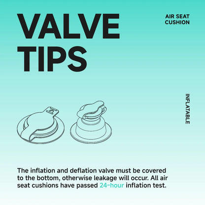 1pc 3D Ergonomic Chair Cushion For Long Sitting, Office Chair Car Seat Cushion, Adjustable Inflatable Cushion