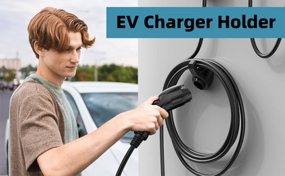 Portable EV Charger Holder Stand — for TESLA Nacs Type 1 Type2 GB/T Car Charger Wall Mount Bracket, Car Charging Cable Bracket