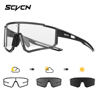 Scvcn New Fashion Sunglasses Men Women Bike Eyewear Sports Riding Glasses Bicycle Goggles Runing Drving Racing UV400 MTB Eyewear