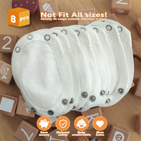White 8pcs