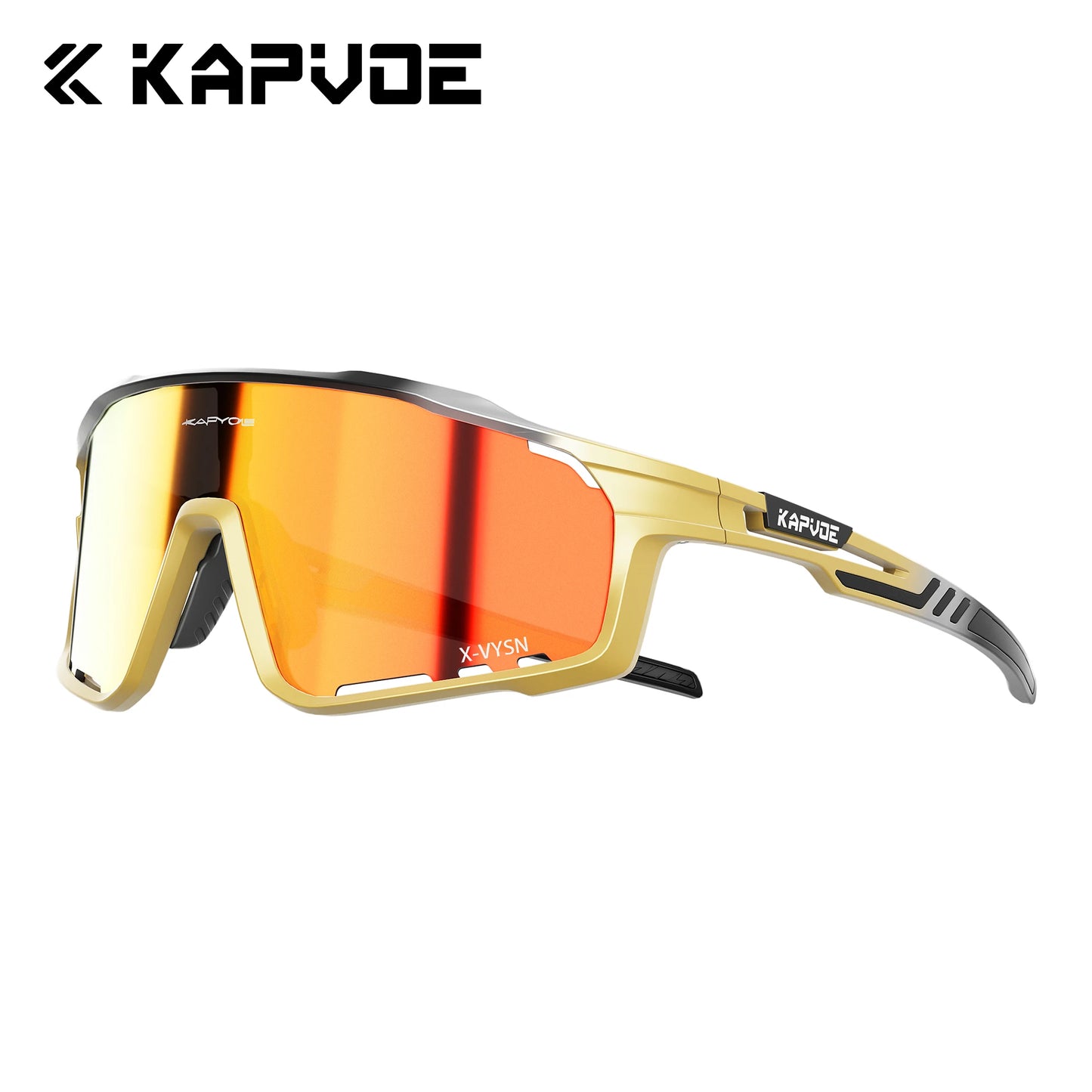 Kapvoe Cycling Glasses MTB Riding Running Sunglasses UV400 Skiing Fishing Climbing Goggles Man Woman Bike Bicycle Eyewear