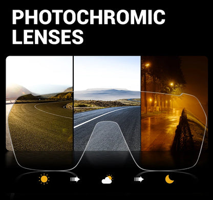 SCVCN New Photochromic Sunglasses MTB Cycling Glasses Outdoor Sports Running Drving Goggles UV400 Protection Bike Eyewear