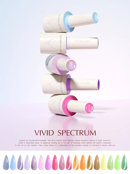 VENALISA 10ml Nail Gel Polish 90Colors HEMA/TPO Free UV LED Soak Off Long Lasting High Gloss Base TopCoat for Salon DIY Manicure