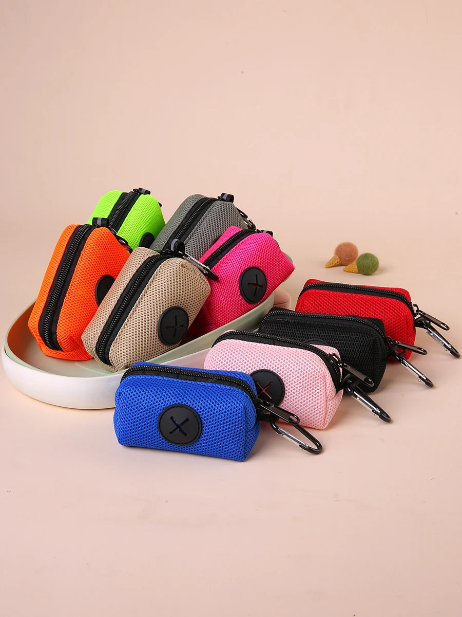 Dog Poop Bag Carrier Portable Pet Waste Bag Dispenser Luxury Stylish Dog Garbage Holder Dispensers Cleaning Supplies
