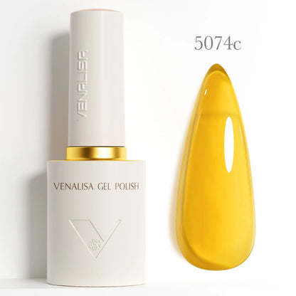 VENALISA 10ml Nail Gel Polish 90Colors HEMA/TPO Free UV LED Soak Off Long Lasting High Gloss Base TopCoat for Salon DIY Manicure