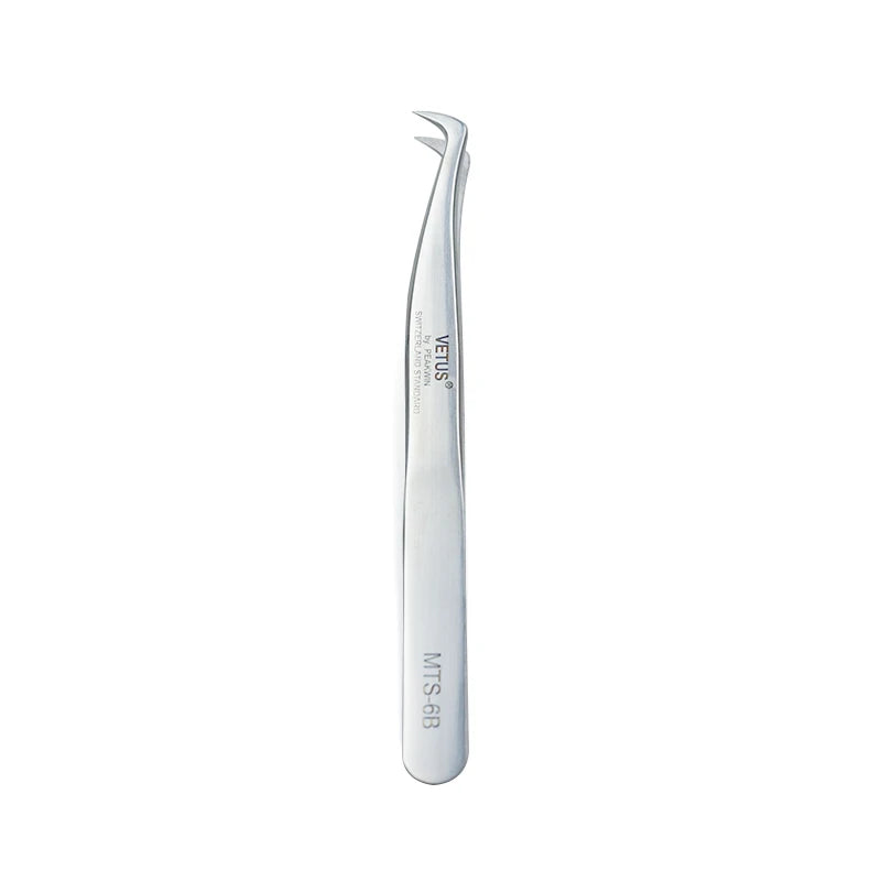 100% VETUS Original Eyelashes Tweezers MTS Series New Style Anti Static Ultra Fine Tip Improve for 3D 6D Lashes Extensions ESD