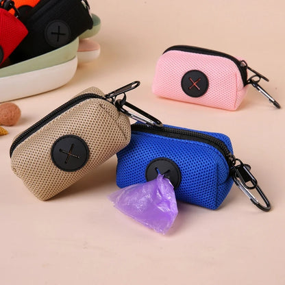 Dog Poop Bag Carrier Portable Pet Waste Bag Dispenser Luxury Stylish Dog Garbage Holder Dispensers Cleaning Supplies