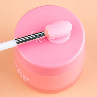 1PC Silicone Lip Balms Lip Mask Brush with Sucker Dust Cover Lipstick Cosmetic Makeup Brushes Lipstick Brush Storage Box