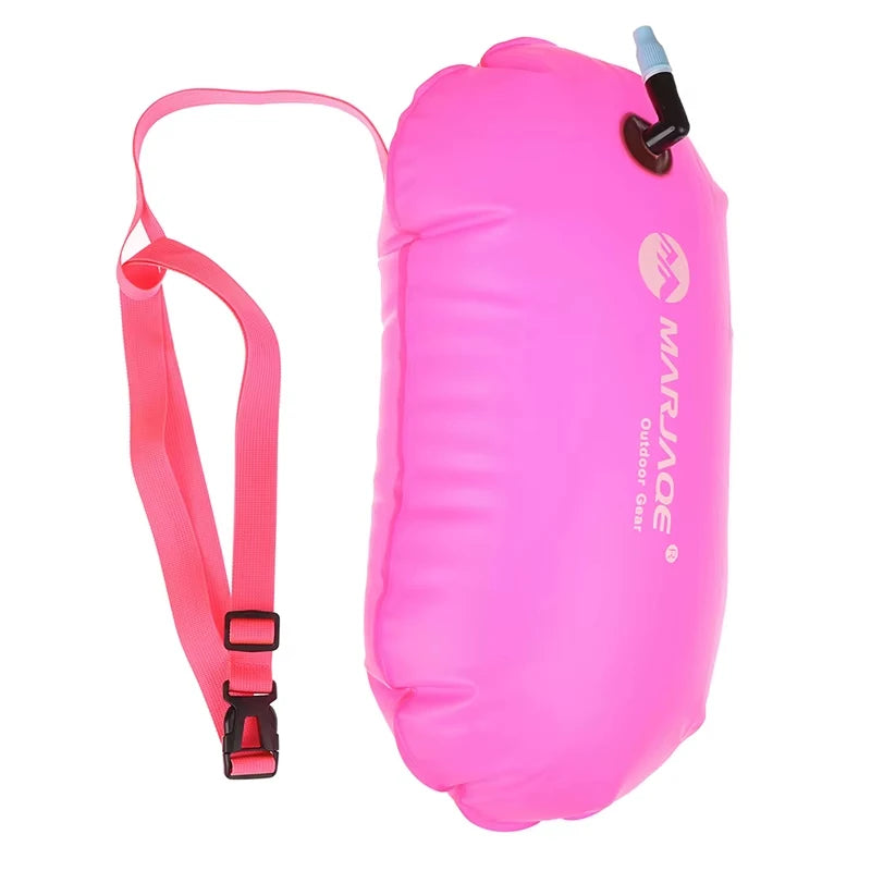 Swimming pool Buoy Tow Floats Inflatable Life Saving Swim Buoy PVC Inflated Air Drying Bag Drift Bag  pool accessory Open Water