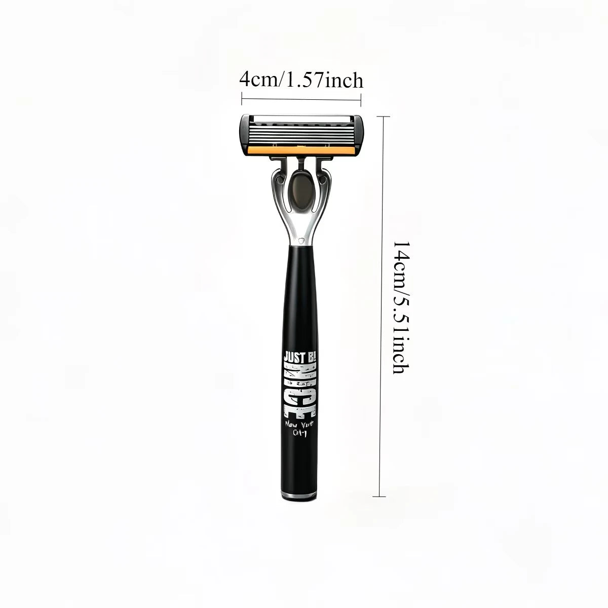 Men's Manual Safety Razor Set, featuring 6-layer stainless steel blades and an aloe vera lubricating strip | perfect as a gift.