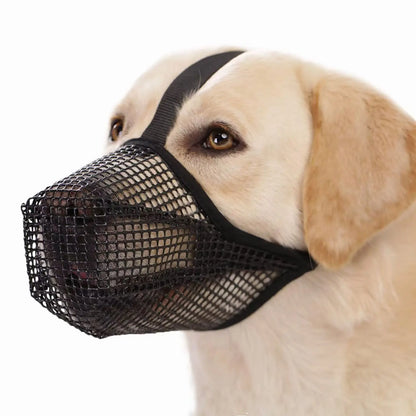 2026 NEW Dog Mouth Cover Mesh Large Dog Breathable Mesh Anti-eating Barking Golden Retriever Mouth Cage Bite-proof Pet Mask