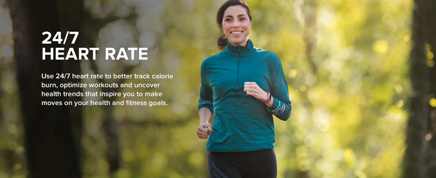 Fitbit Charge 3 Fitness Tracker Smart Watch Heart Rate Monitor Sleep Steps Exercise Waterproof Band for Men Women Health Sports